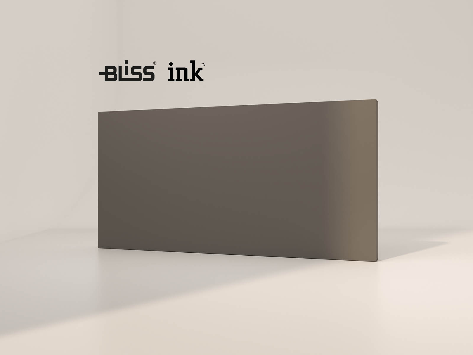 Colour sample laquered Matt taupe