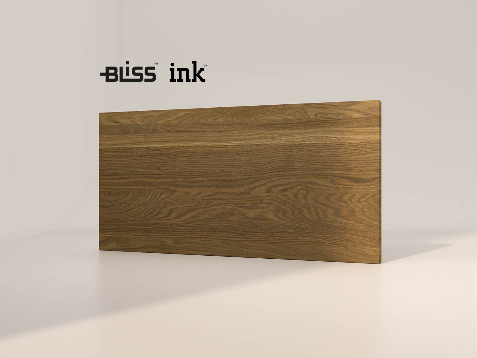 Colour sample solid oak Aqua