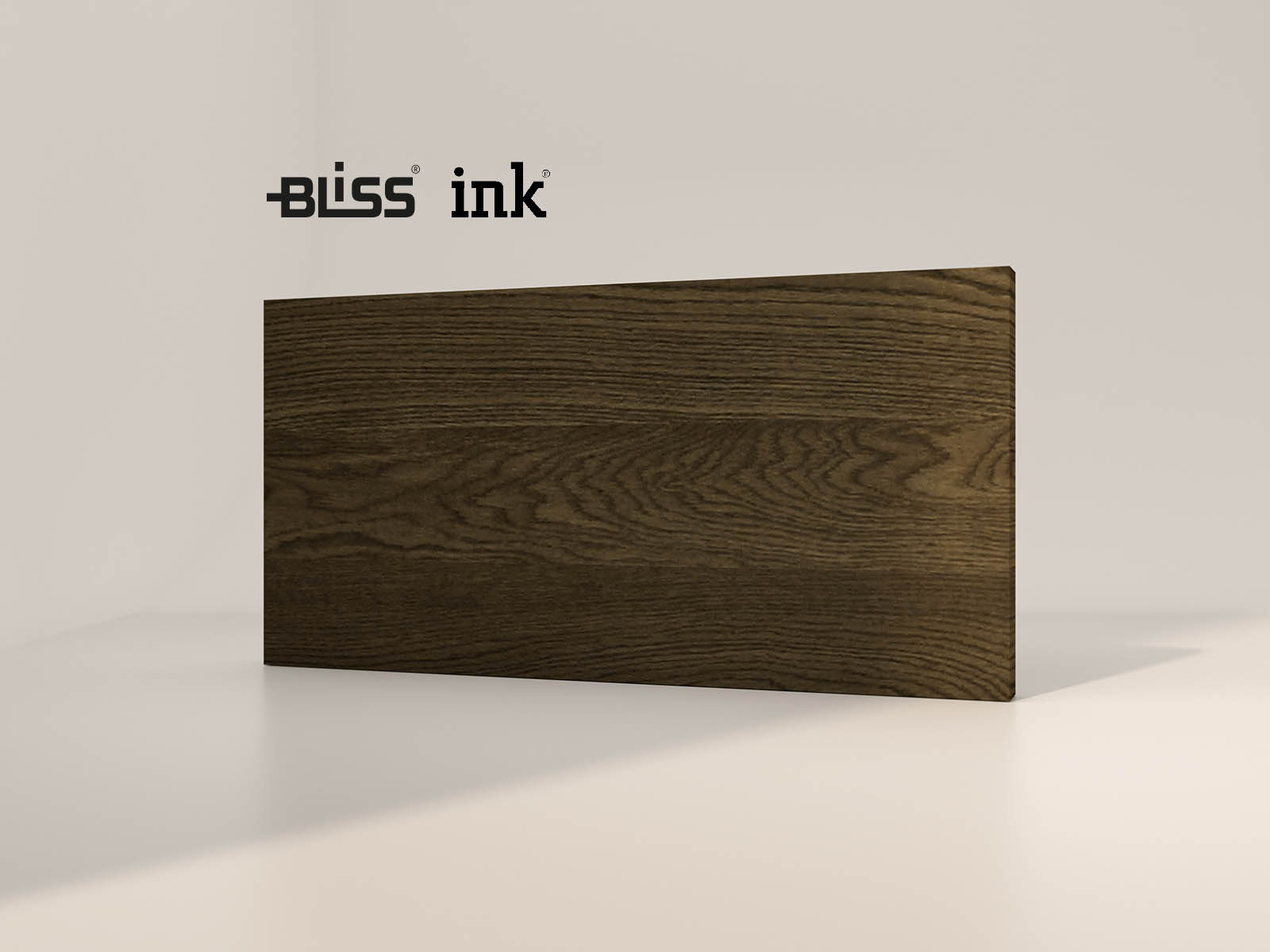 Colour sample solid oak Charcoal