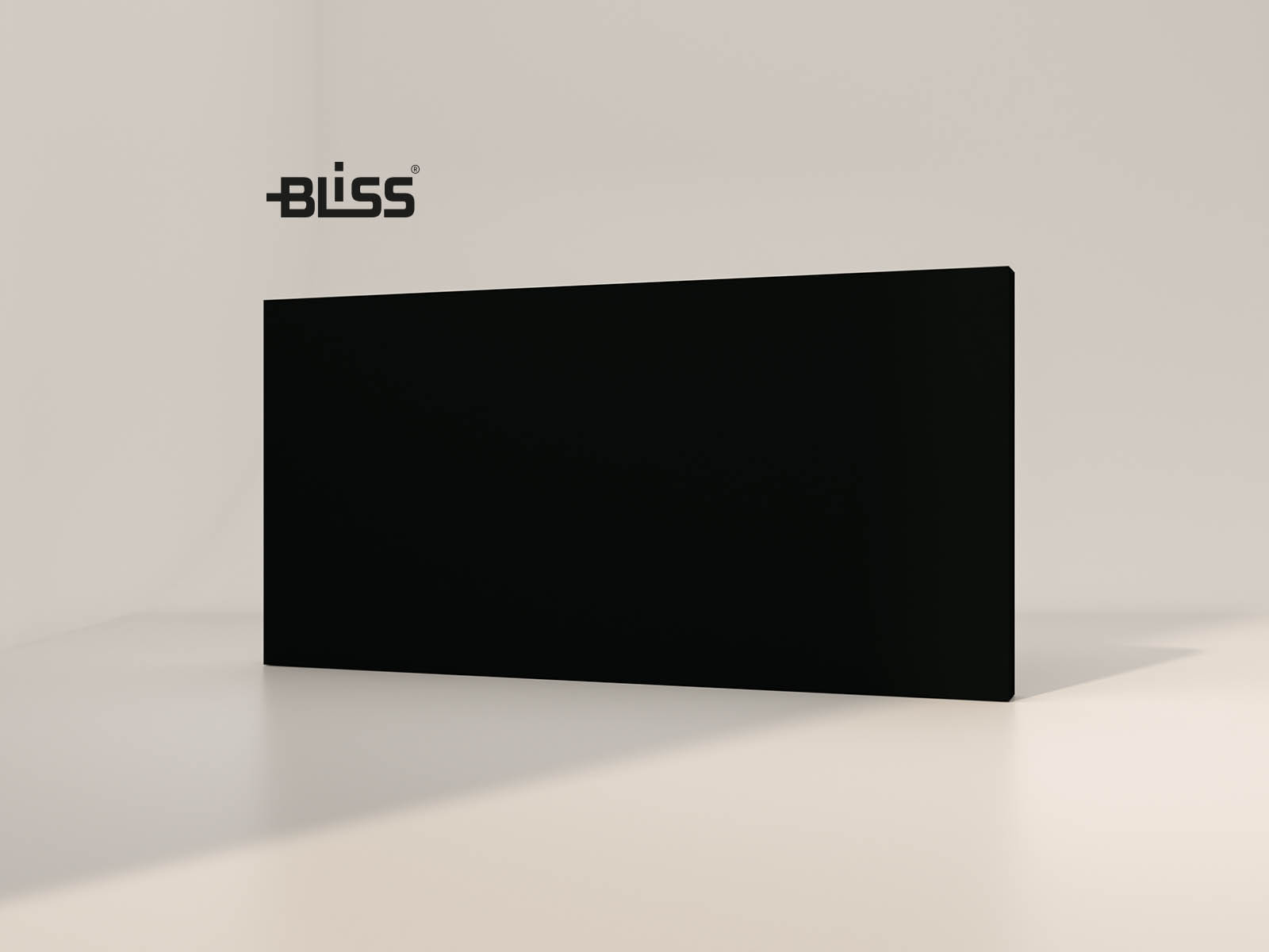 Colour sample decor matt anti-fingerprint Matt black